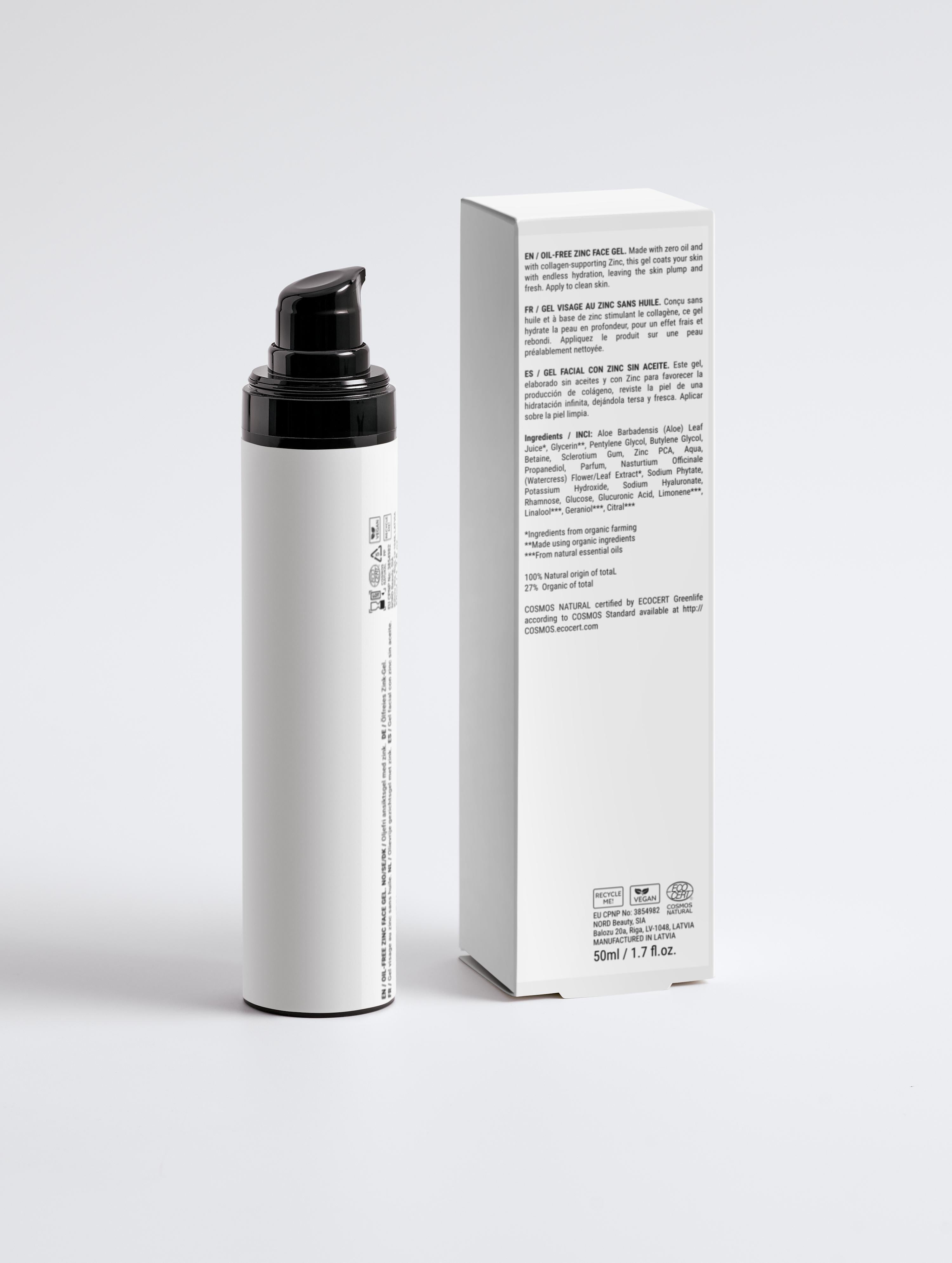Oil-Free Zinc Face Gel for Men