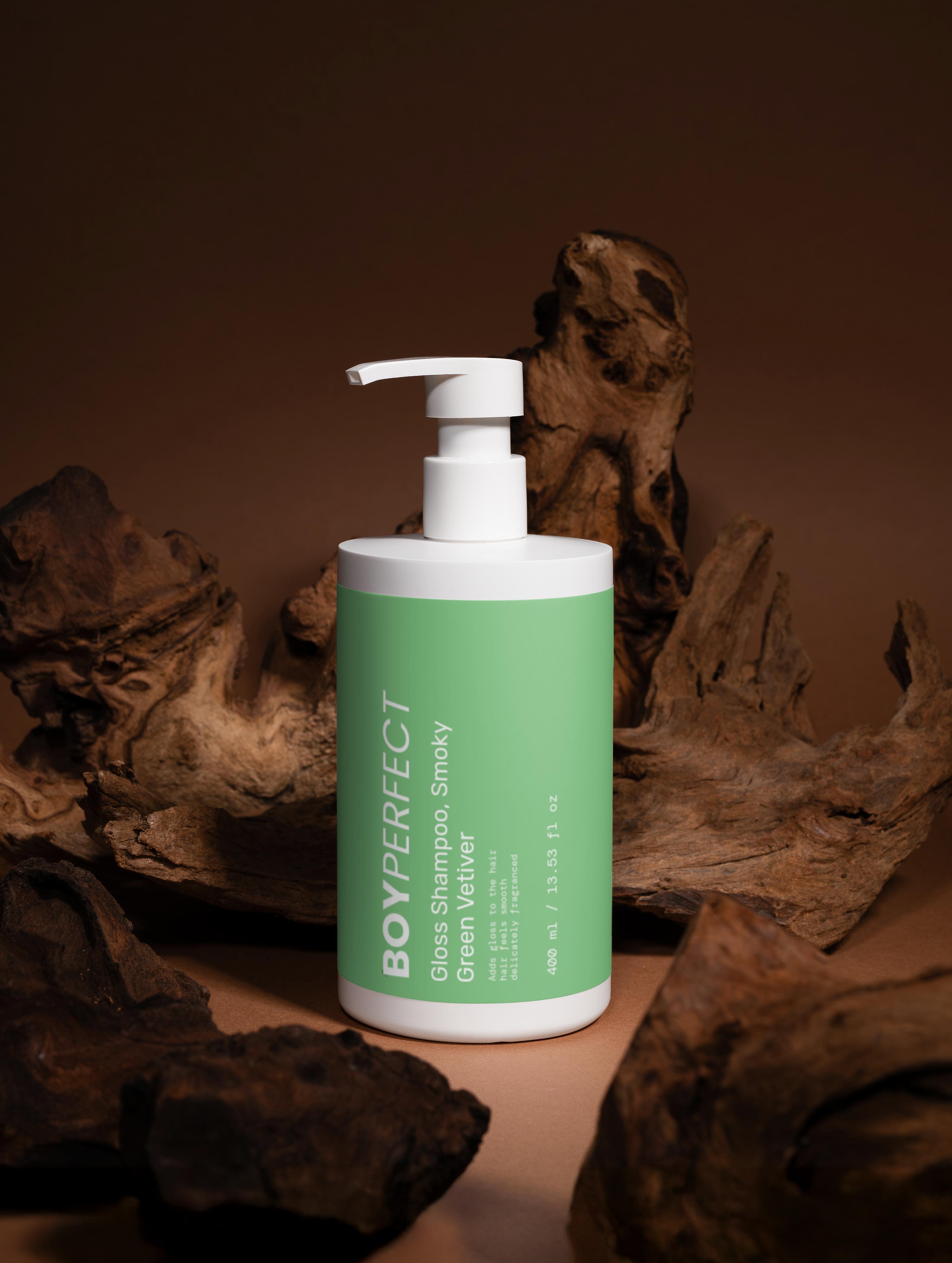 Gloss Shampoo, Smoky Green Vetiver